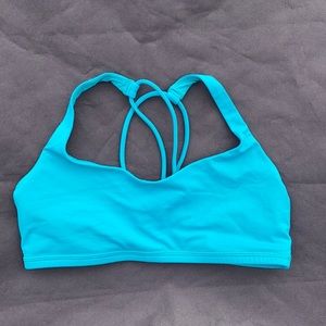 Lululemon bright Blue Free to Be bra
